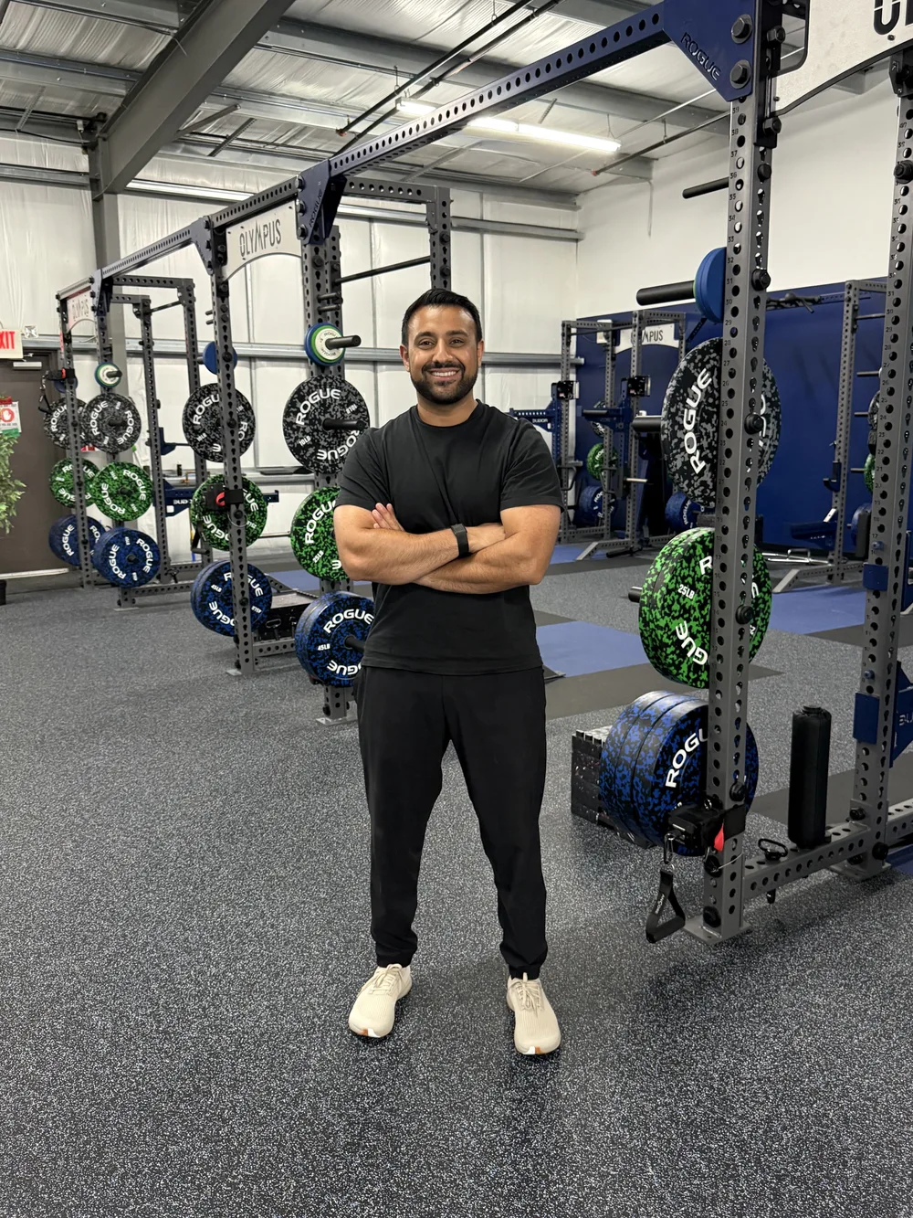 Dr. Tarandeep Jaidka, known as TJ, at the gym